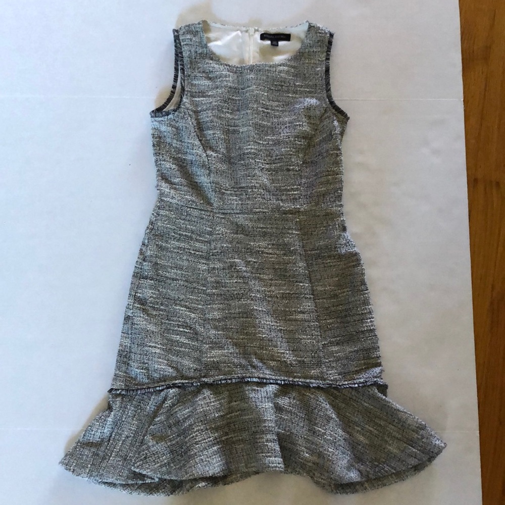 Banana Republic Tweed Sleeveless Mermaid Cut Dress